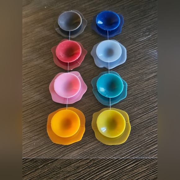 Vacu Vin Glass Markers with Suction Cups - Picture 3 of 5